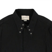 Load image into Gallery viewer, Gucci Cotton Popeline Button Down Shirt in Black