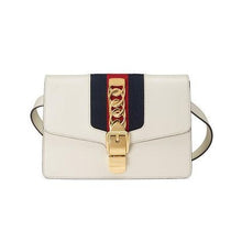 Load image into Gallery viewer, Gucci Sylvie Leather Belt Bag in White