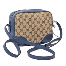 Load image into Gallery viewer, Gucci Canvas Supreme Camera Bag Caspian Blue