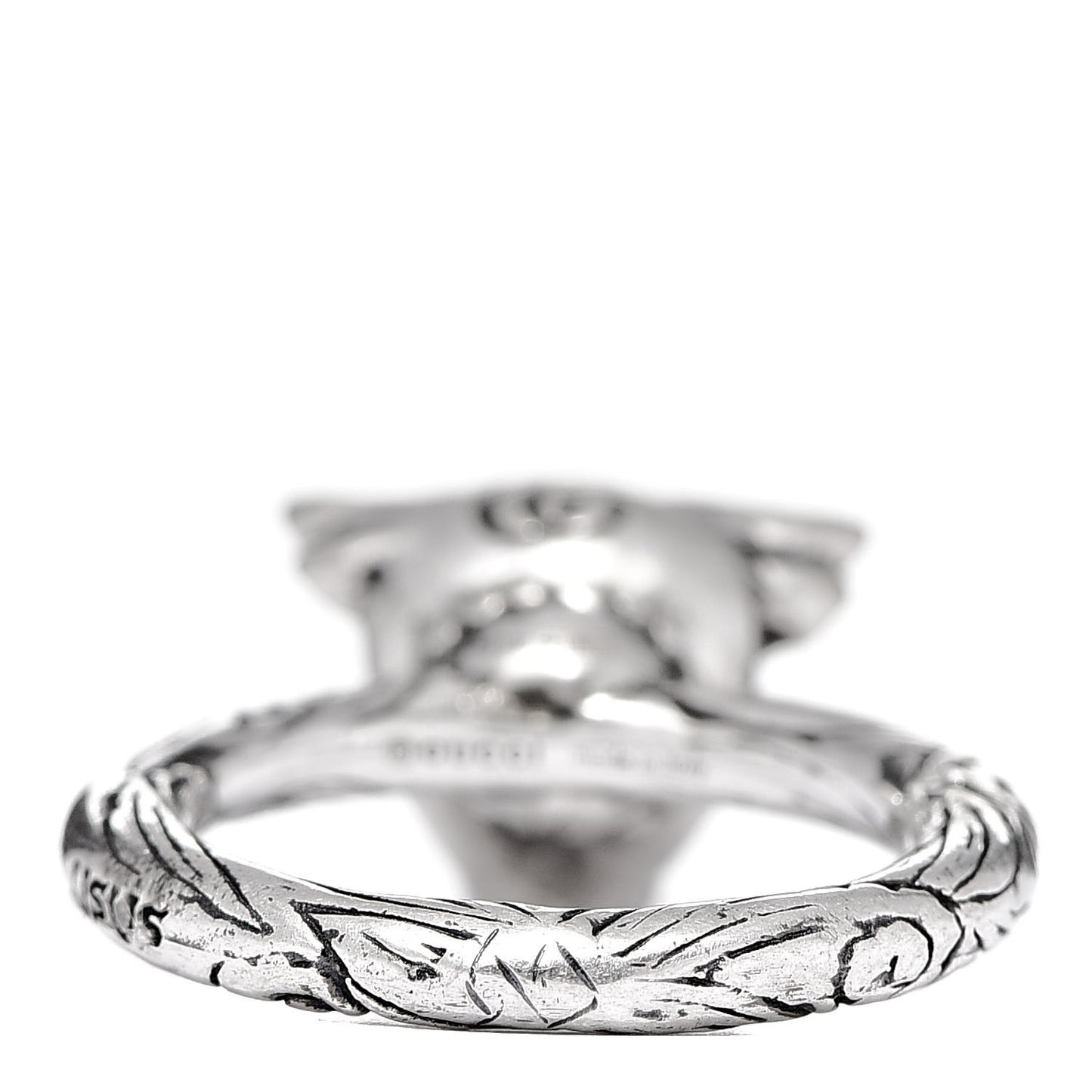 Gucci Anger Forest Bulls Head Ring in Sterling Silver
