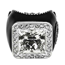 Load image into Gallery viewer, Gucci GG Crystal-embellished Signet Ring in White