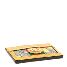 Load image into Gallery viewer, Gucci Ophidia GG Floral Card Case in Yellow
