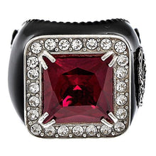 Load image into Gallery viewer, Gucci GG Crystal-embellished Signet Ring in Red