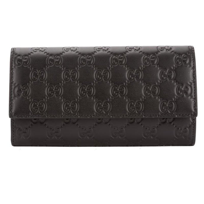 Gucci Signature Guccissima GG Wallet in Black