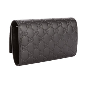 Gucci Signature Guccissima GG Wallet in Black
