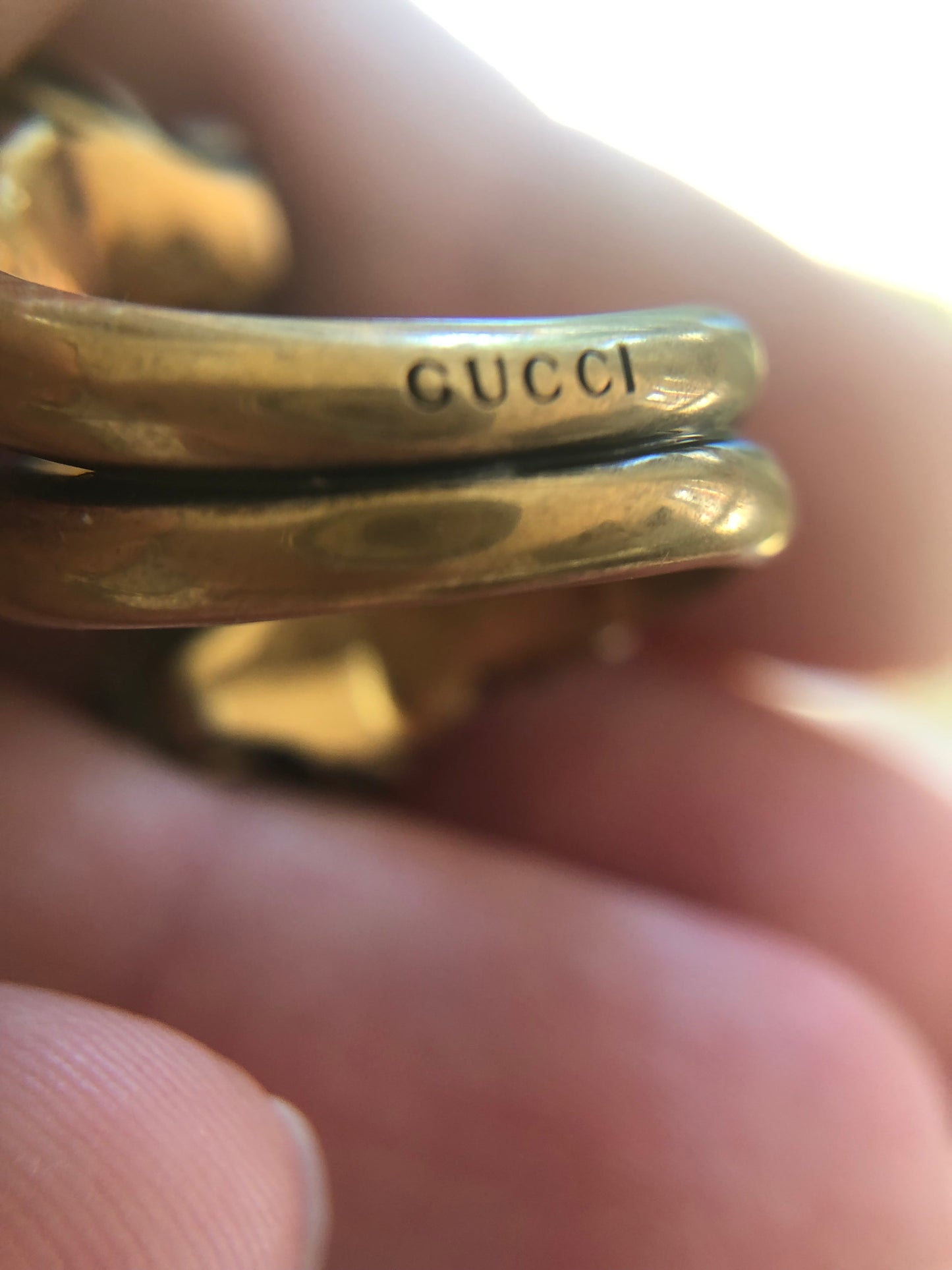 Gucci Double Feline Wrap Ring