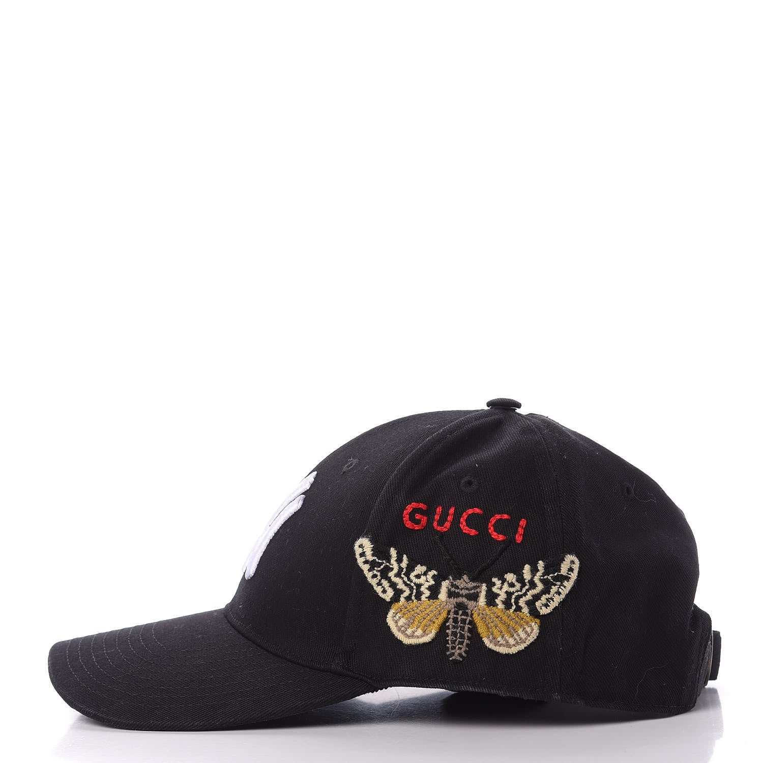 GUCCI ニューヨークヤンキース　ロゴキャップ　NY black Gucci Baseball Cap With NY Yankees™ Patch In Black – Gavriel.us