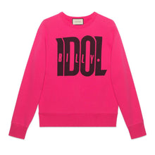 Load image into Gallery viewer, Gucci Billy Idol Crewneck Sweatshirt in Pink