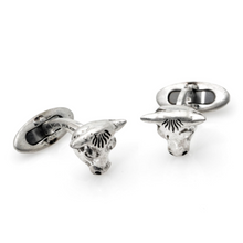 Load image into Gallery viewer, Gucci Anger Forest Bull Cuff Links in Sterling Silver
