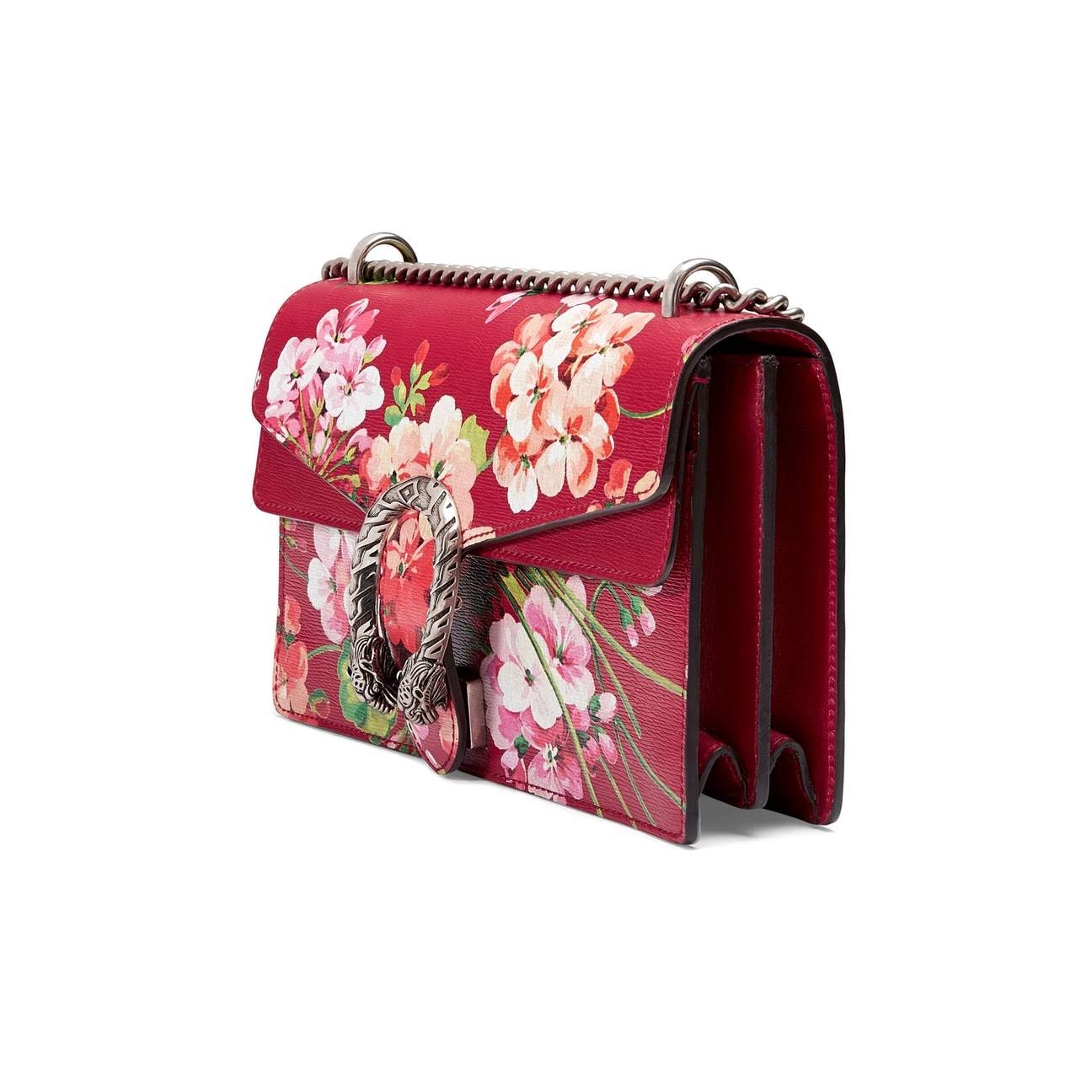 Gucci Shoulder Bag Dionysus Red Leather ref.1004367 - Joli Closet