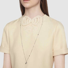 Load image into Gallery viewer, Gucci Chick Motif Necklace in Silver