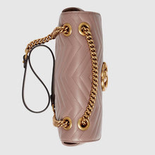 Load image into Gallery viewer, Gucci GG Marmont Matelassé Shoulder Bag in Dusty Pink