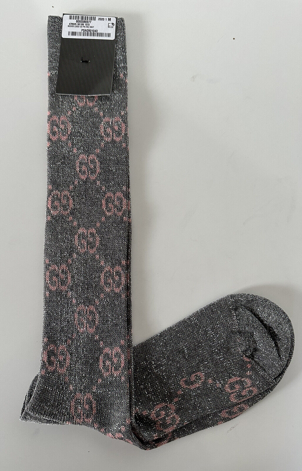 Gucci GG Socks in Silver with Pink Lamé GG – Gavriel.us