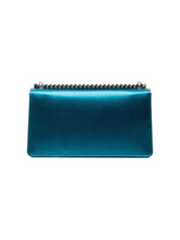 Load image into Gallery viewer, Gucci Small Dionysus Satin Shoulder Bag in Blue
