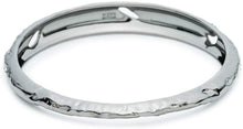 Load image into Gallery viewer, Alexis Bittar Skinny Tapered Rocky Metal Bangle Bracelet in Silver