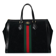 Load image into Gallery viewer, Gucci Ophidia GG Medium Tote Bag in Black