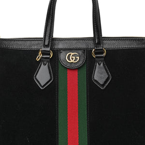 Gucci Ophidia GG Medium Tote Bag in Black