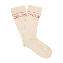 Load image into Gallery viewer, Gucci GVCCI XXV Cotton Knit Socks in Ivory