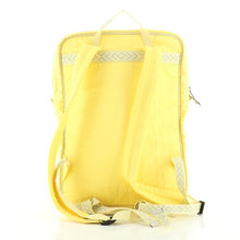 Load image into Gallery viewer, Gucci 80&#39;s Patch Nylon Backpack in Yellow