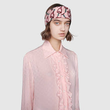 Load image into Gallery viewer, Gucci Silk Horse-bit Headband in Pink
