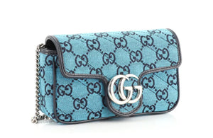 Gucci GG Marmont Mini Bag in Blue