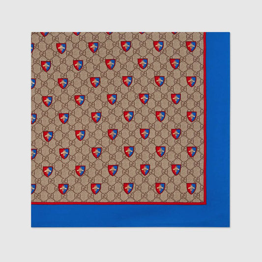Gucci Supreme Scarf with Bee Crest