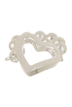 Load image into Gallery viewer, Gucci Toggle Logo Heart Ring in Sterling Silver