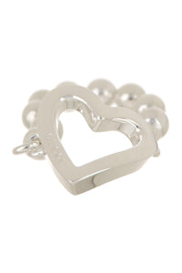 Gucci Toggle Logo Heart Ring in Sterling Silver