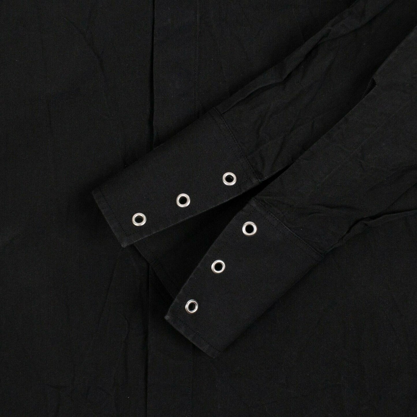 Gucci Cotton Popeline Button Down Shirt in Black