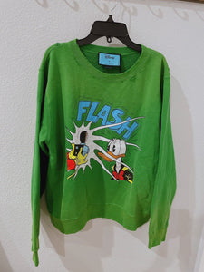 Gucci x Disney Donald Duck Sweatshirt in Green