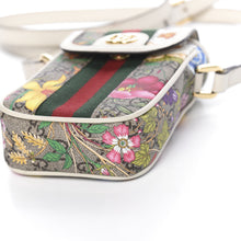 Load image into Gallery viewer, Gucci Ophidia Flora GG Crossbody Shoulder Bag in White