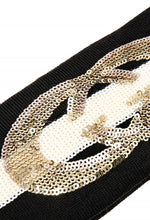 Load image into Gallery viewer, Gucci Sequin Embellished GG Headband in Black and White