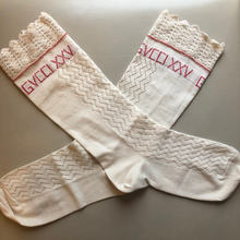 Load image into Gallery viewer, Gucci GVCCI XXV Cotton Knit Socks in Ivory