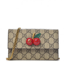 Load image into Gallery viewer, Gucci GG Supreme Mini Bag with Cherries in Beige