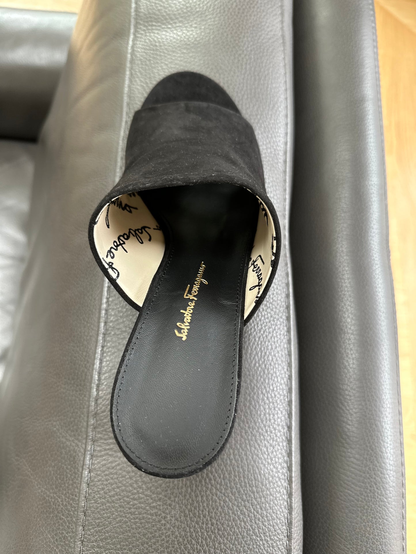 Salvatore Ferragamo Sophie Suede Sandals