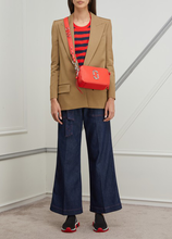 Load image into Gallery viewer, Gucci S/S Striped Pour La Cote D&#39;Azur T-Shirt in Red and Navy
