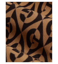 Load image into Gallery viewer, Gucci GG Rhombus Print Silk Tie In Brown