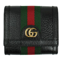 Load image into Gallery viewer, Gucci GG Ophidia Wallet in Black with Web