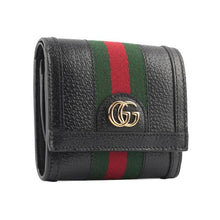 Load image into Gallery viewer, Gucci GG Ophidia Wallet in Black with Web