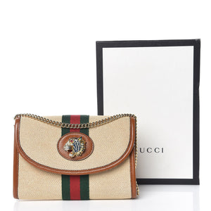Gucci Rajah Mini Canvas Crossbody Bag