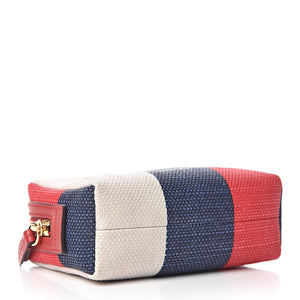 Gucci Sylvie Stripe Travel Pouch in Red, White and Blue