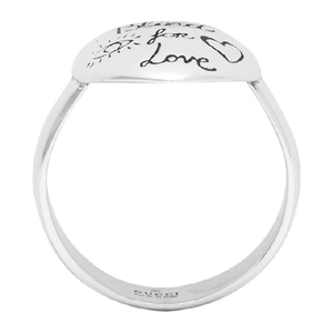 Gucci Blind For Love Heart Ring in Sterling Silver