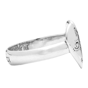 Gucci Blind For Love Heart Ring in Sterling Silver