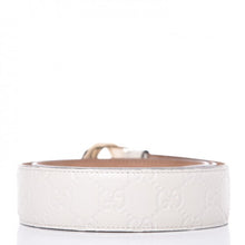 Load image into Gallery viewer, Gucci Interlocking GG Leather Belt In Mystic White