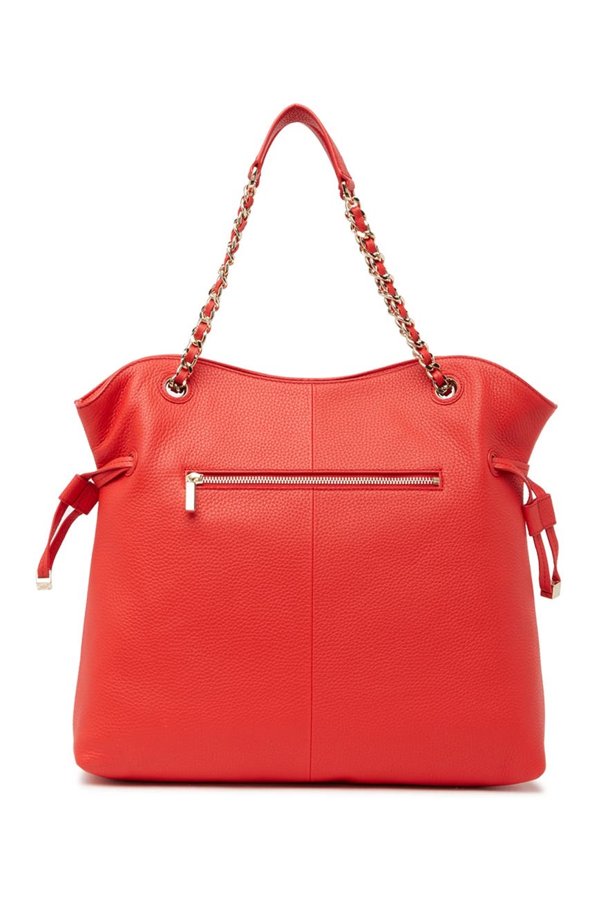 Tory Burch Thea Slouchy Chain Tote in Brilliant Red
