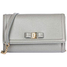 Load image into Gallery viewer, This mini bag will infuse any look with romantic, feminine charm – courtesy of the signature Vara bow adorning the front. Fashioned from hammered calfskin leather with a subtle grained finish, it features a fully lined main compartment and a removable chain-link strap. Carry yours across the body for hands-free convenience or as a clutch for an effortless evening ensemble.