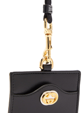 Load image into Gallery viewer, Gucci Marina GG Leather Cardholder with Strap in Black