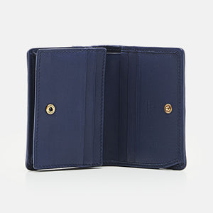 Gucci Trapuntata Floral-print Faille Cardholder in Navy