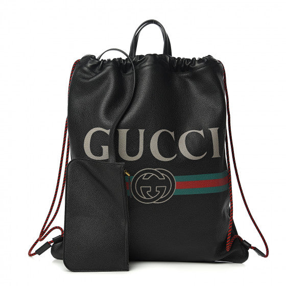 black gucci leather backpack Logo Drawstring Avet Pro EXW 30/2 B+ Exterior Back Worn Model:VSC100MF2 game day