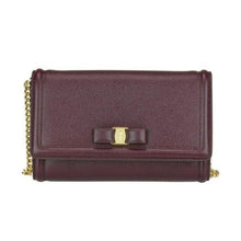 Load image into Gallery viewer, Salvatore Ferragamo Fiocco Vara Mini Bag in Wine